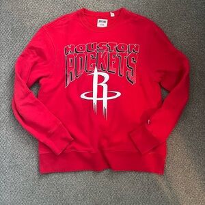 Vintage Houston Rockets red sweatshirt